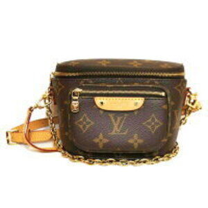 Louis Vuitton Bum Bag canvas leather Monogram handbag brown